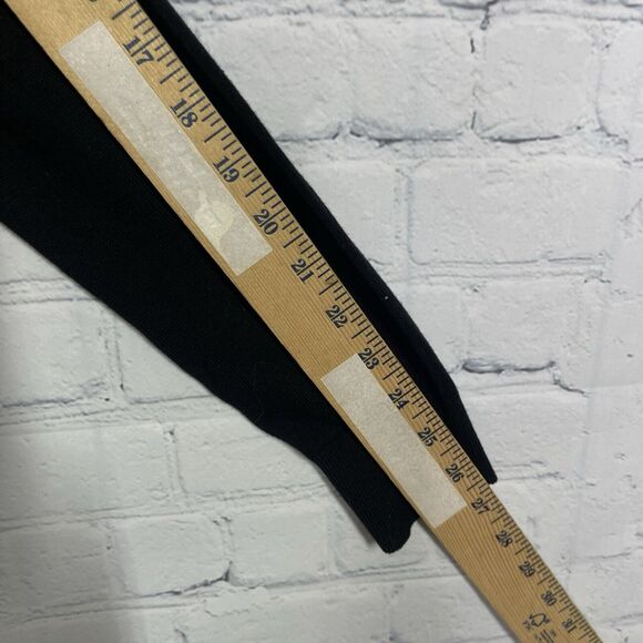 Cabi Women Open Cardigan Black White Stitching Medium Winsome Preppy Jacket - Picture 6 of 7